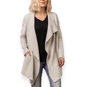 Baltic Born Ellison lapel cardigan beige size L/XL NWT